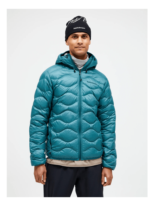 Men Helium Down Hood Jacket Hydro Fresh model Men Helium Down Hood Jacket Hydro Fresh model